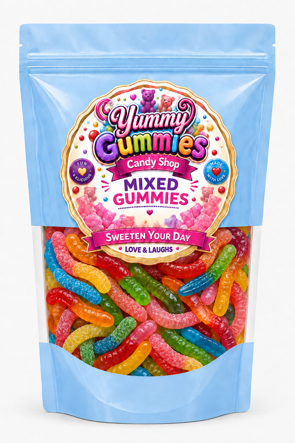 Worm Wonderland – Classic & Sour Mix (1lb)