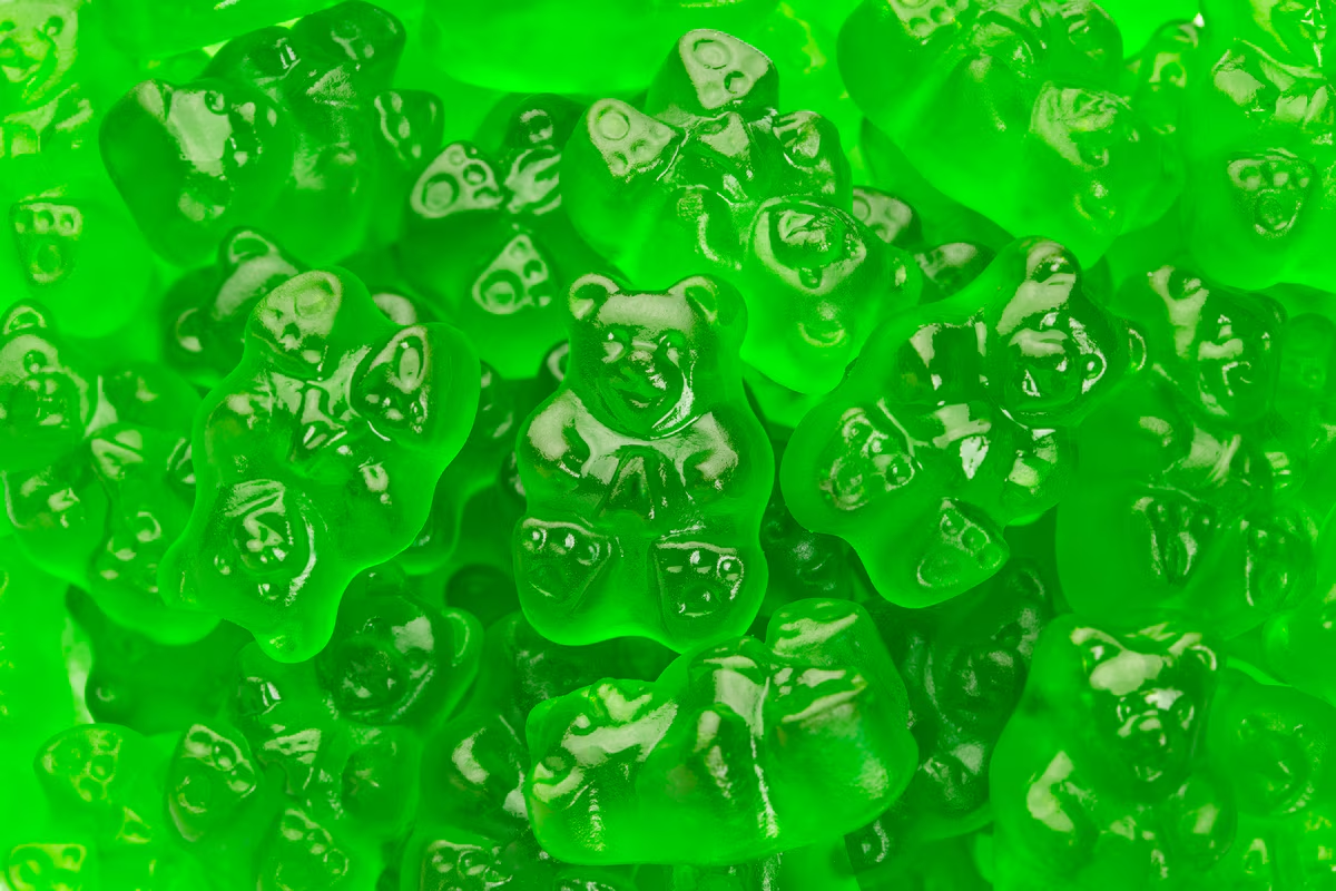 GREEN APPLE GUMMI BEARS