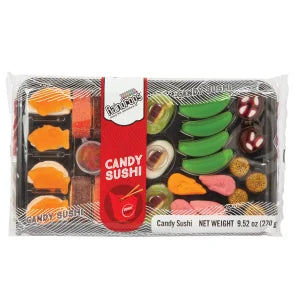 RAINDROPS CANDY SUSHI 9.52 OZ TRAY