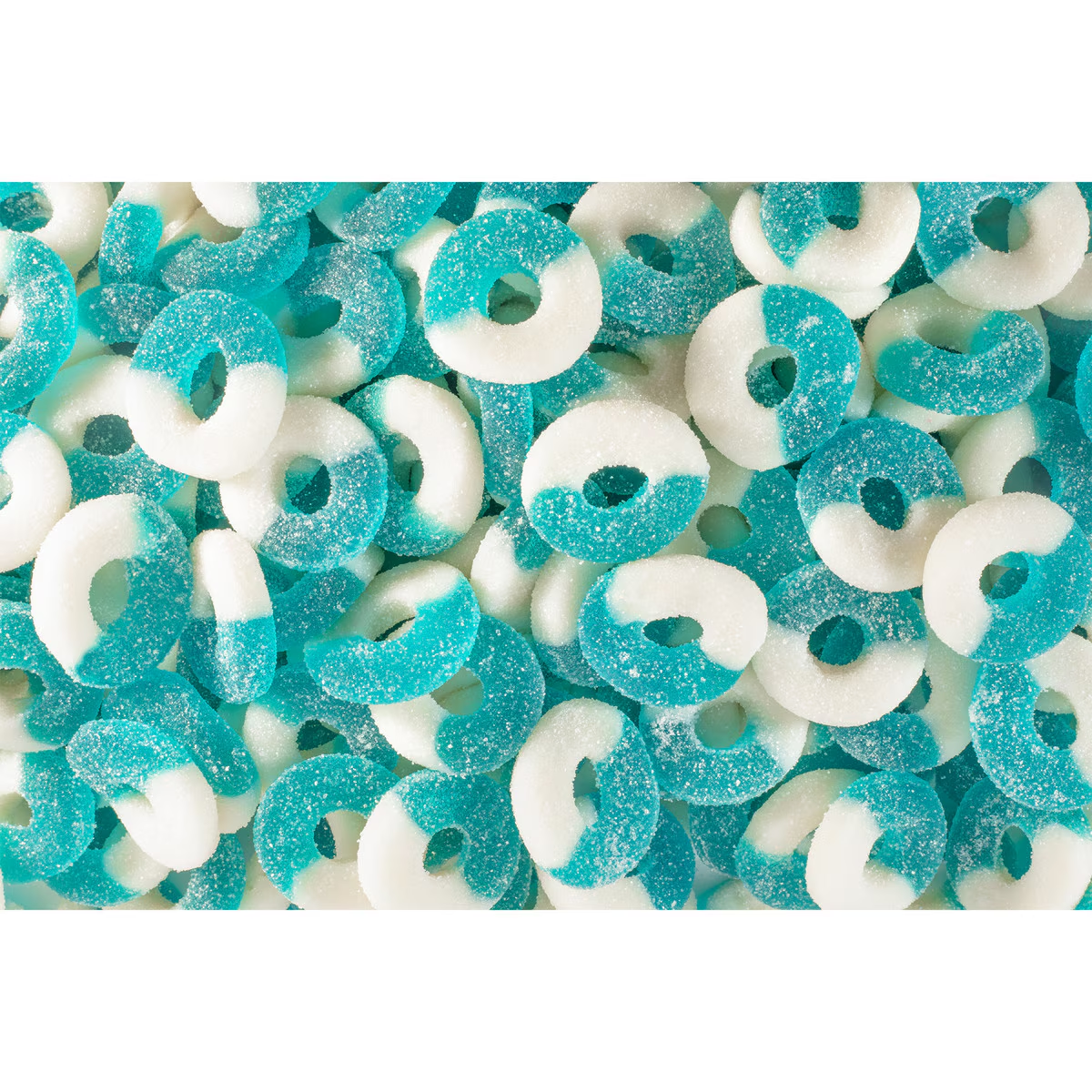 GUMMI BLUE RASPBERRY RINGS