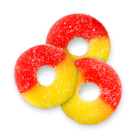 GUMMI STRAWBERRY-BANANA RINGS